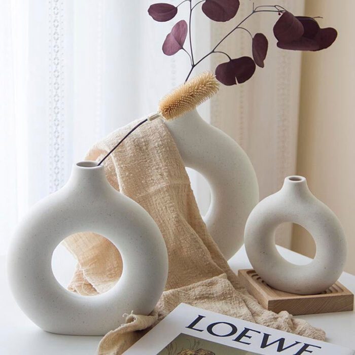 Modern Nordic Art Vase - Image 1