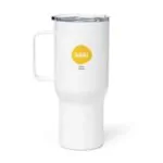 Travel mug with a handle