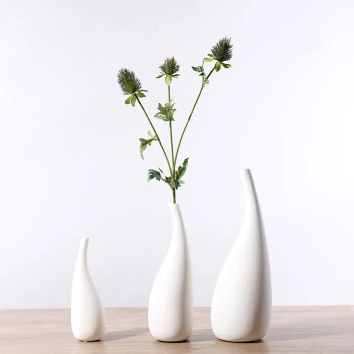 Droplet Delight Ceramic Vase - Image 1