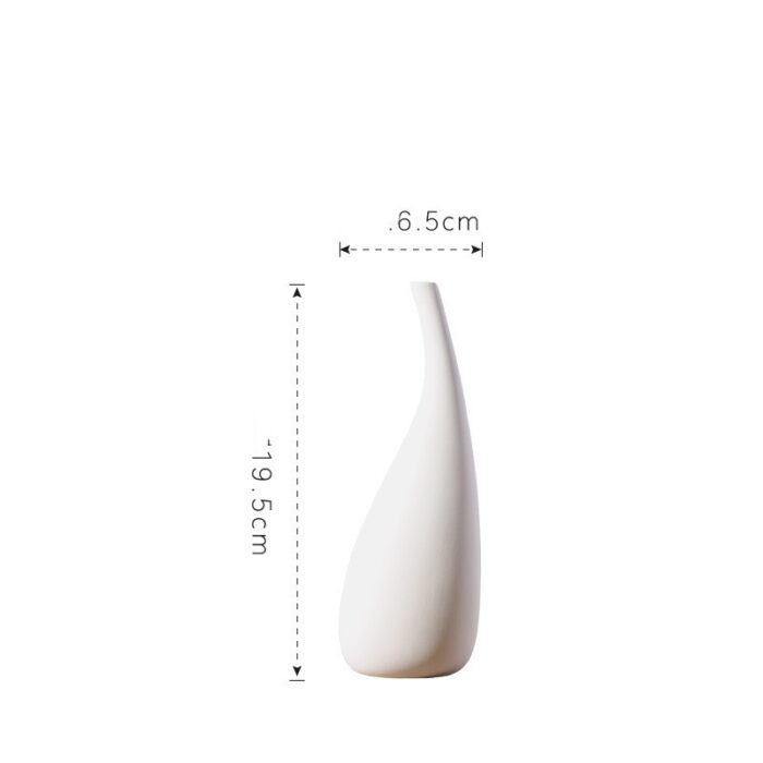 Droplet Delight Ceramic Vase - Image 5