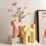 Kitty Cuddle Ceramic Vase - Image 2