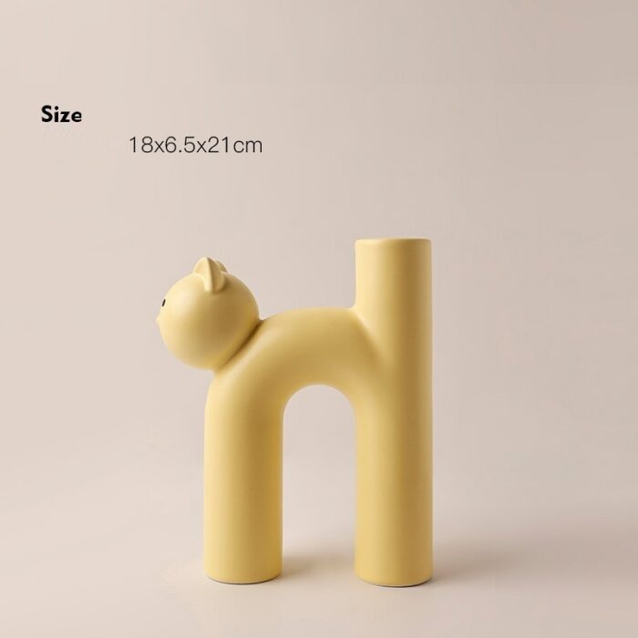 Kitty Cuddle Ceramic Vase - Image 6