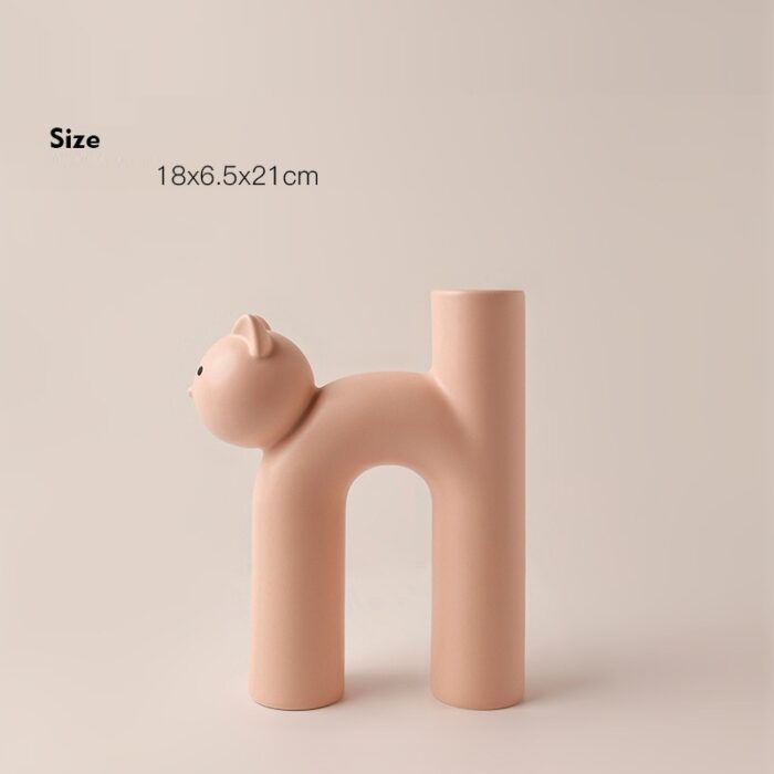 Kitty Cuddle Ceramic Vase - Image 5