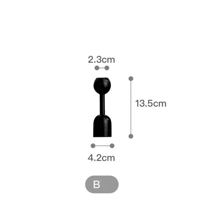 Scandinavian Noir Candle Holder Set - Image 4