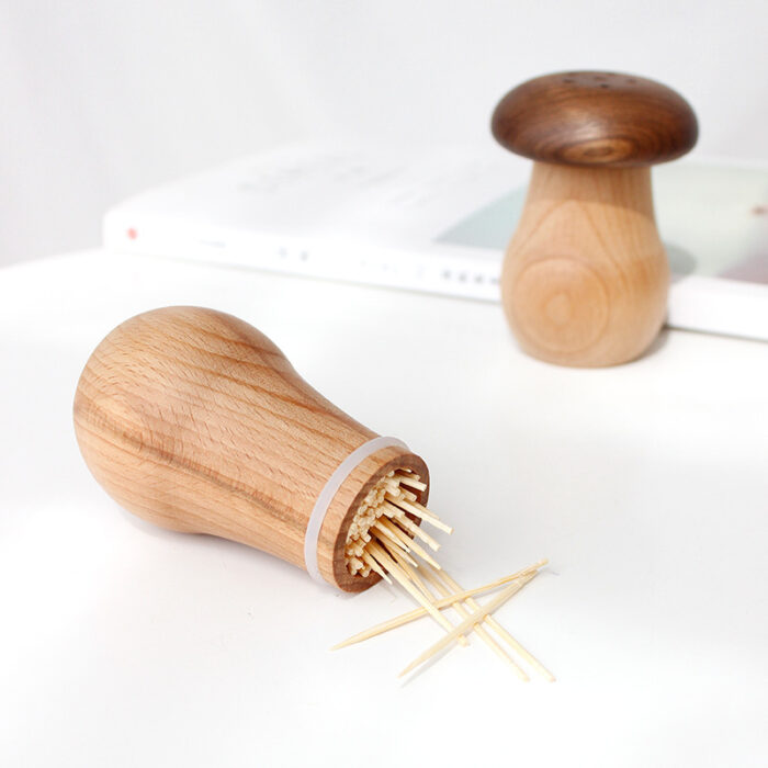 ForestCraft Wood Toothpick Dispenser - Image 6