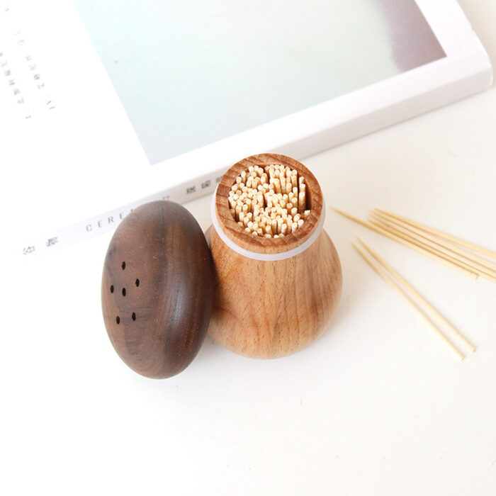 ForestCraft Wood Toothpick Dispenser - Image 8