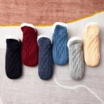 Warm Winter Knitted Home Socks - Image 18