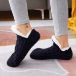 Warm Winter Knitted Home Socks - Image 10
