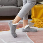 Warm Winter Knitted Home Socks - Image 7