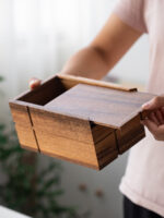 Walnut Elegance Tissue Box - Image 5