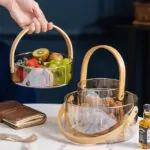 Nordic Lux Glass Carry Basket