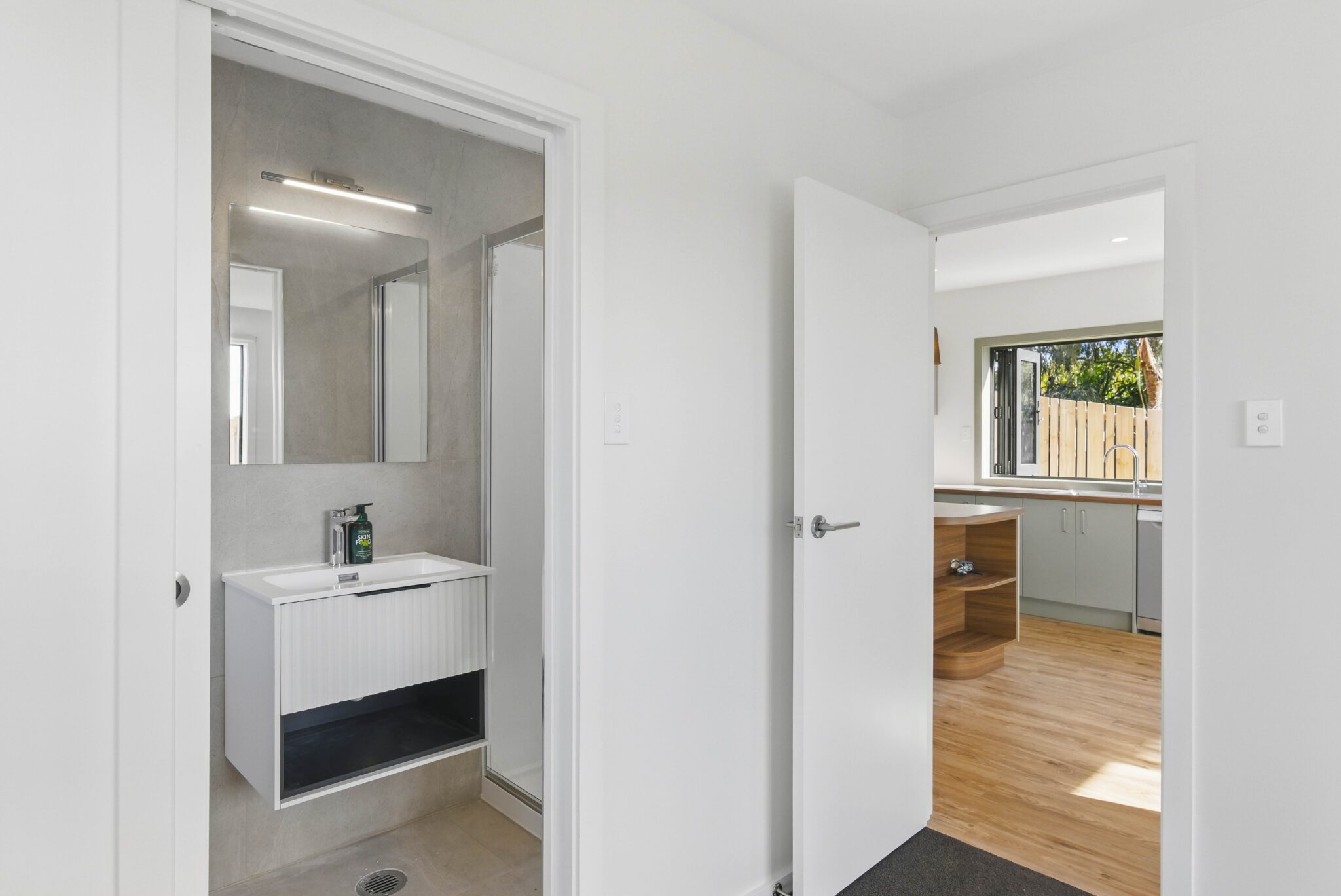 tiny home natural timber interior design NZ kooihaus.com