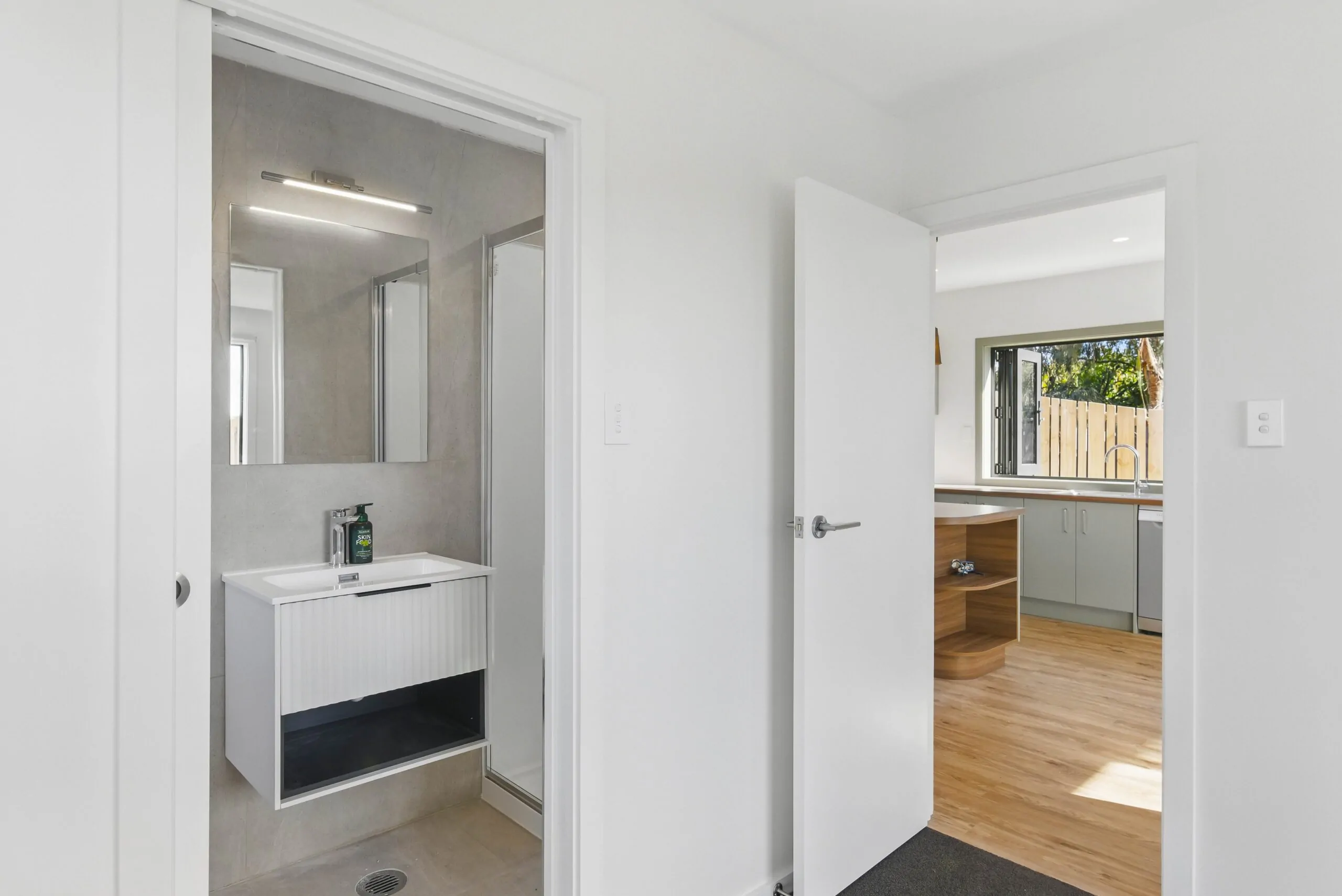 tiny home natural timber interior design NZ kooihaus.com