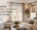 Elegant window treatments in a bright home interior