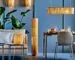 IKEA VARPTROSS bamboo lighting collection with pendant, floor, wall and table lamps