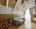 Warm 2026 Scandinavian interior with wood texture and muted color