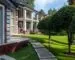 Landscaped home exterior with a clear perimeter around the foundation