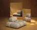 Sculptural modular seating from the H&M Home and Kelly Wearstler collaboration at Milan Design Week